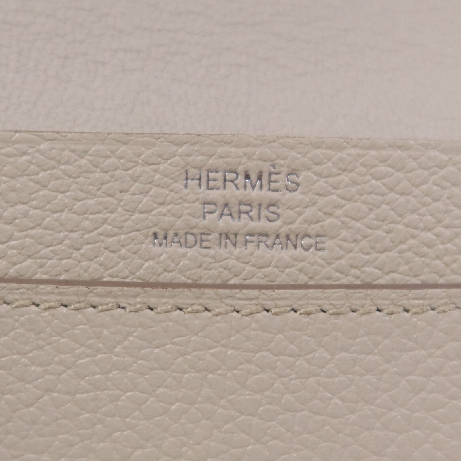 HERMES Evercolor R.M.S Card holder銀扣卡片套Beton