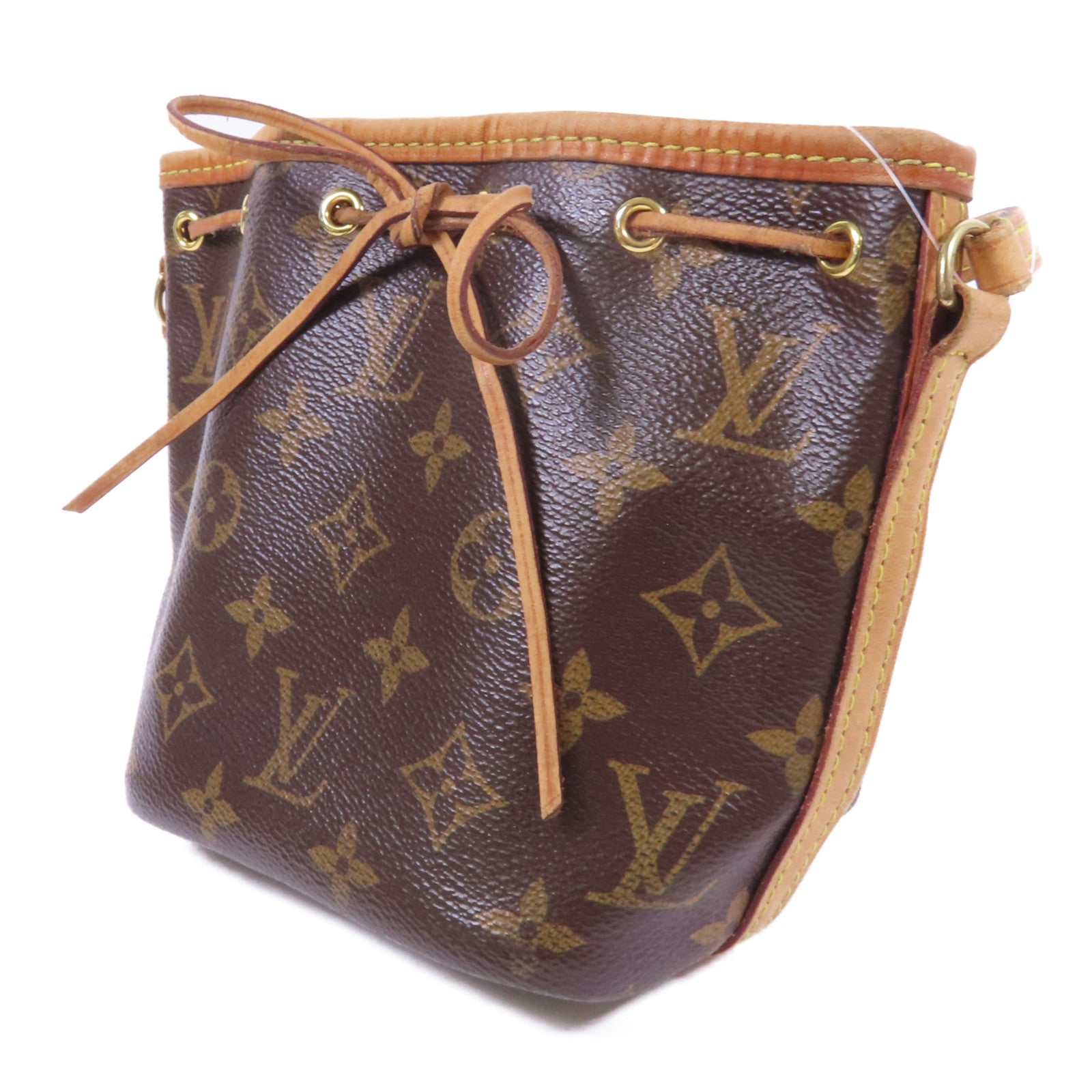 LOUIS VUITTON Monogram Nano Noe金扣肩背袋