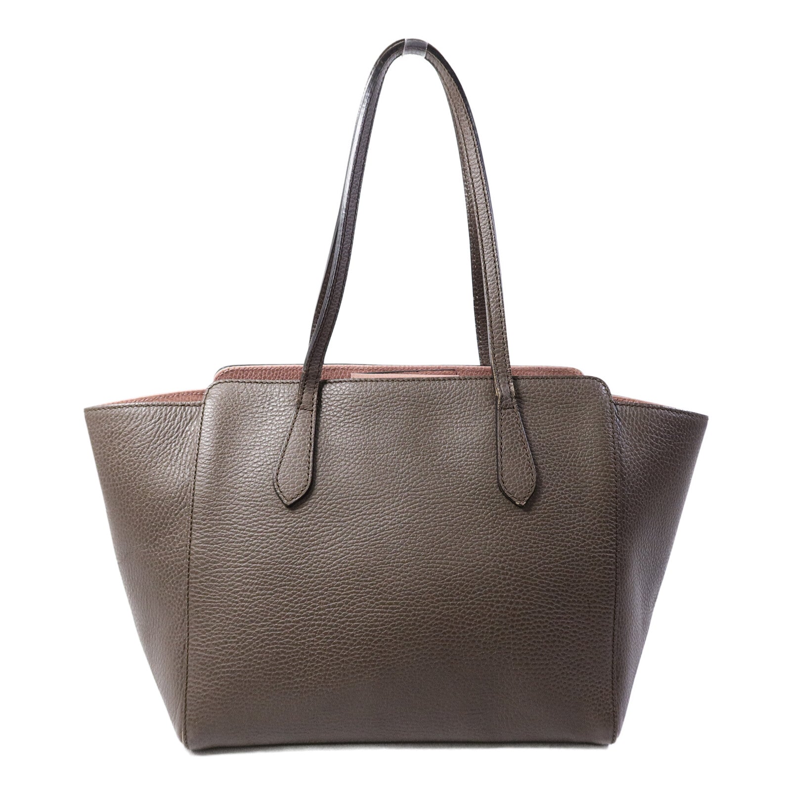 GUCCI 【激減優惠】牛皮皮革Swing Tote Bag手挽袋