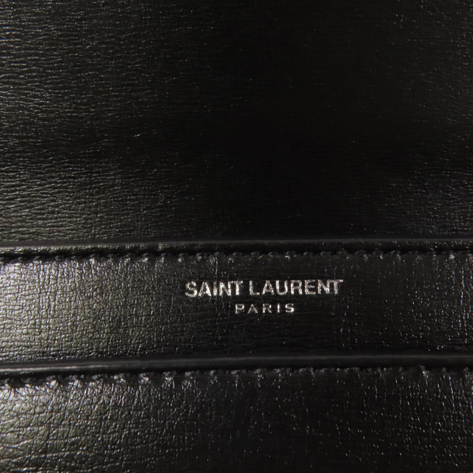 SAINT LAURENT 牛皮皮革Sunset Medium銀扣鏈帶肩背袋