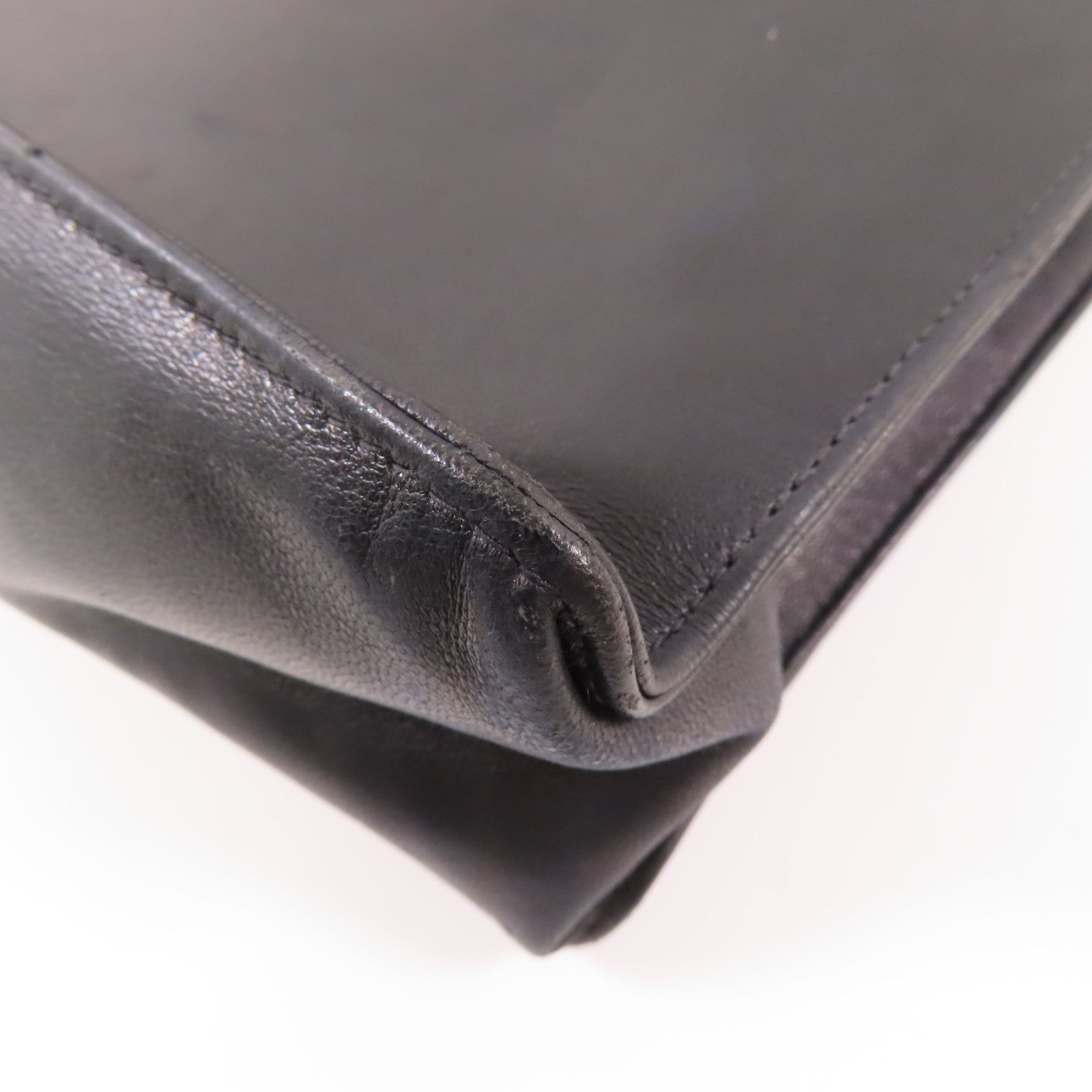 CHANEL 羊皮皮革Handbag/Shoulder Bag銀扣手挽袋/肩背袋