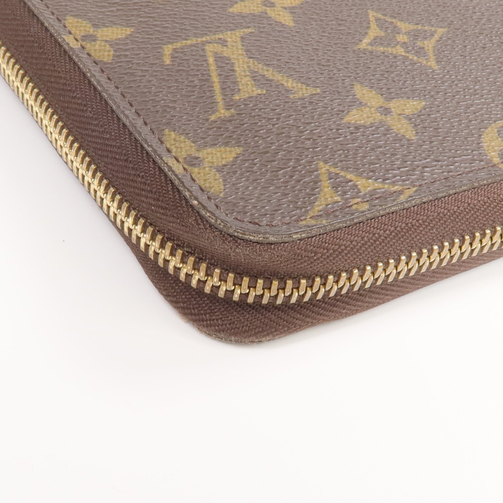 LOUIS VUITTON Monogram Zipper Long Wallet金扣長錢包