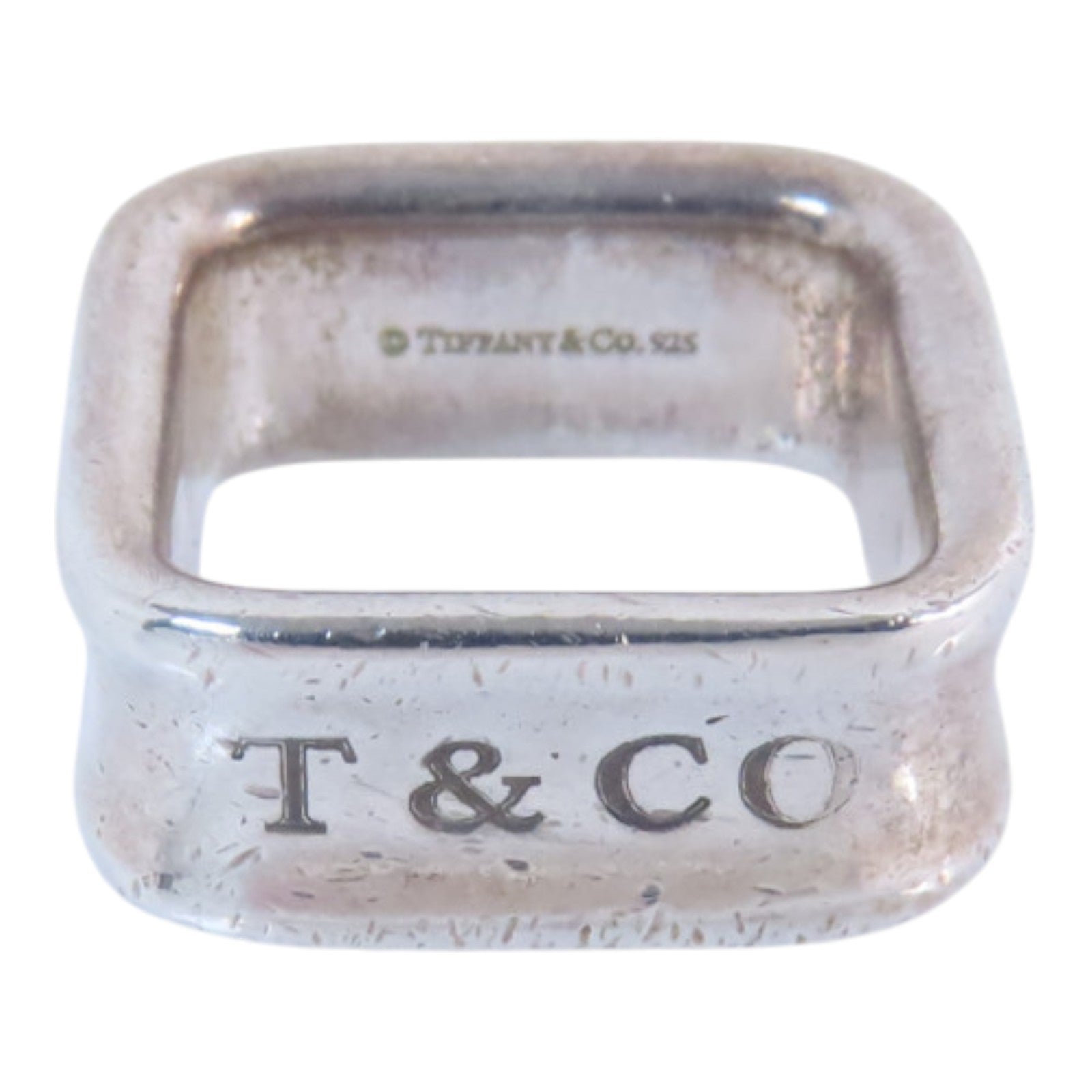 TIFFANY＆CO 925純銀1837 Square Ring戒指US#3