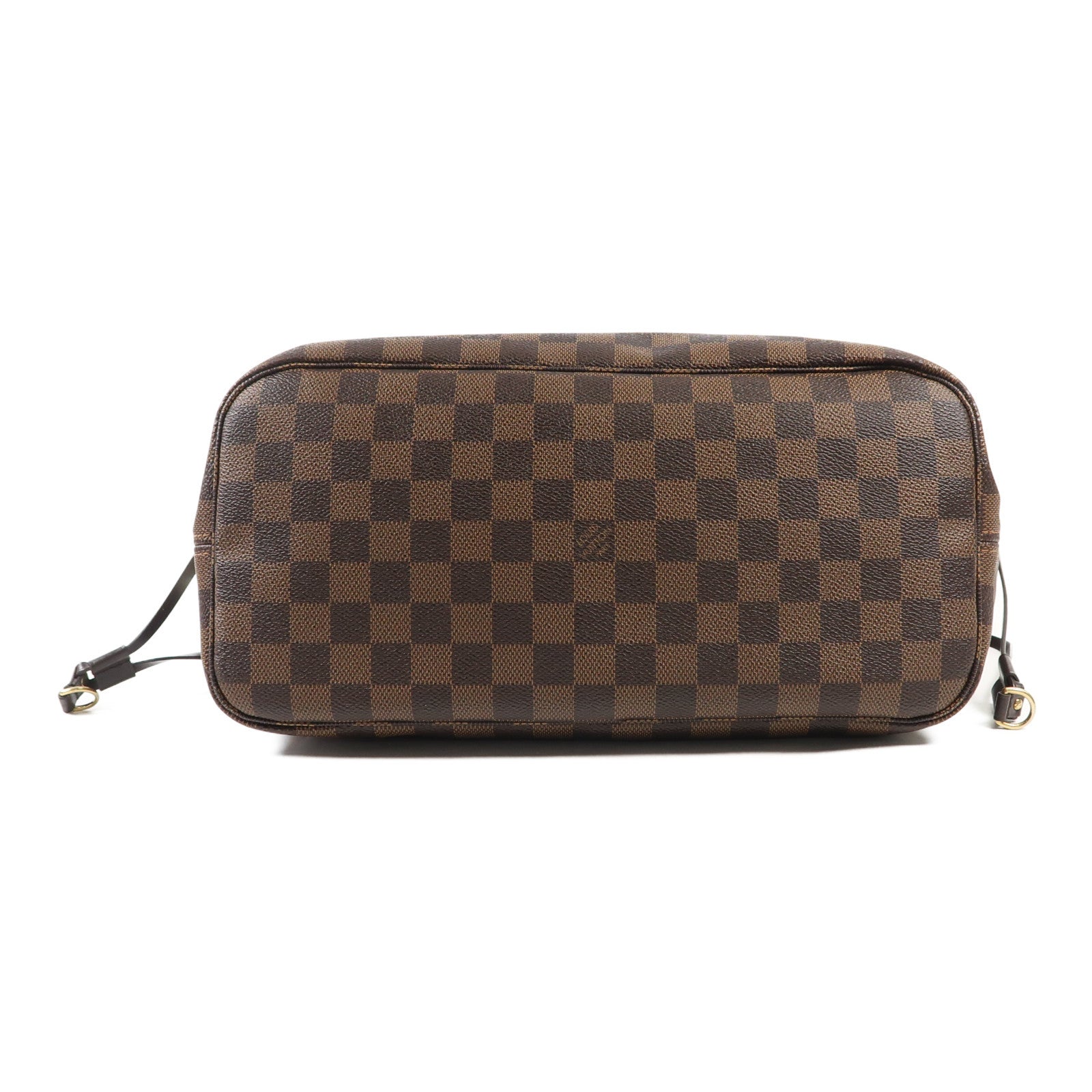 LOUIS VUITTON Damier Neverfull MM金扣手挽袋/肩背袋