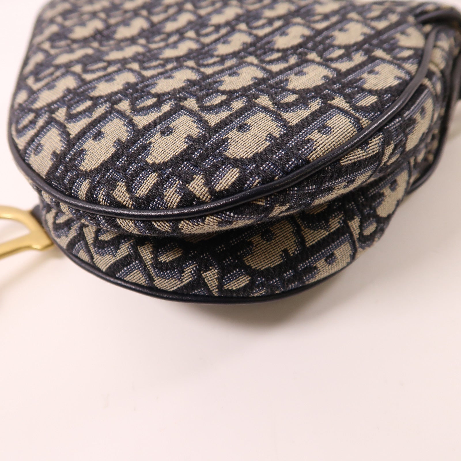 Dior 帆布Saddle金扣肩背袋