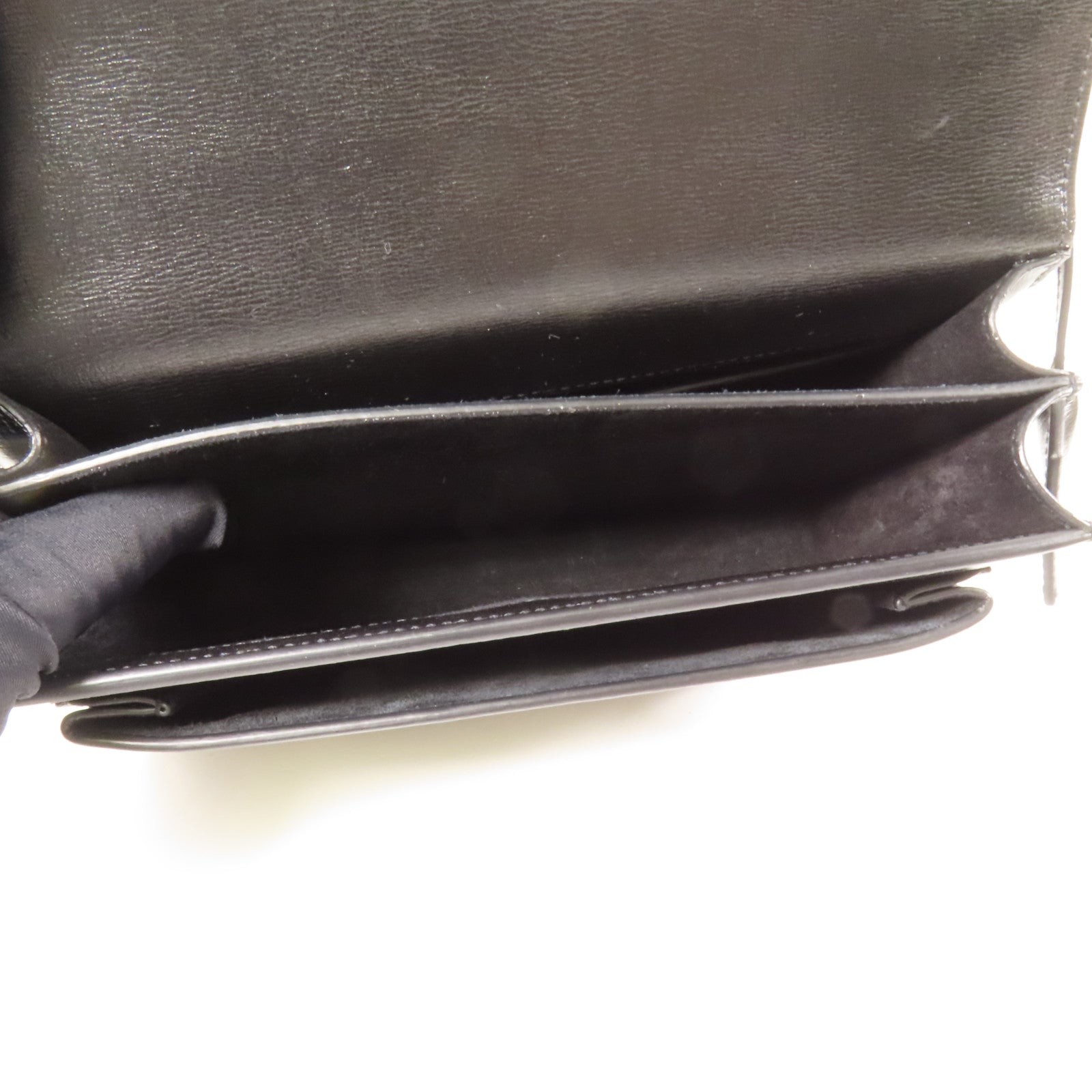 SAINT LAURENT 牛皮皮革Sunset Medium銀扣鏈帶肩背袋