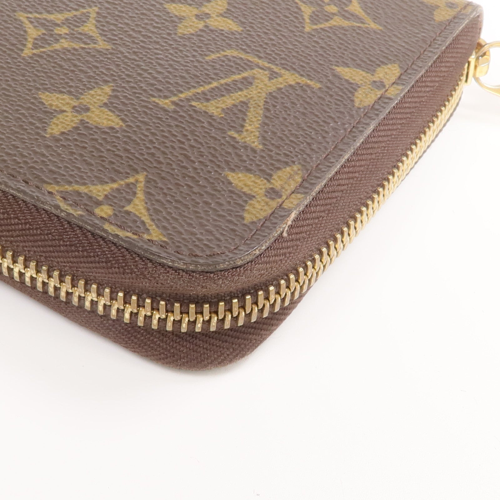LOUIS VUITTON Monogram Zipper Long Wallet金扣長錢包
