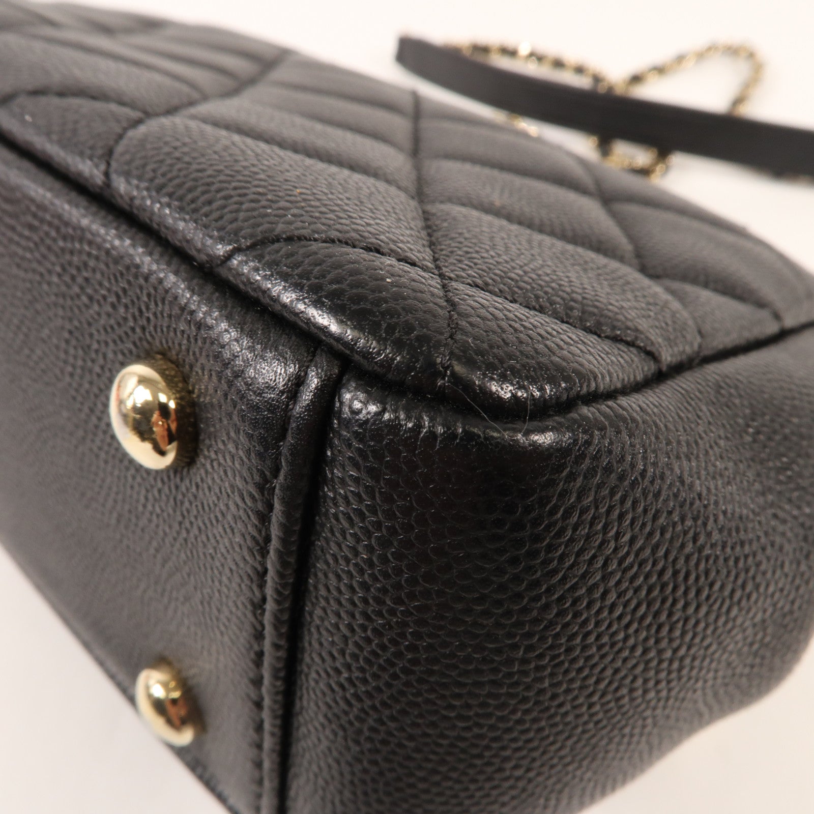 CHANEL 牛皮皮革Business Affinity Bag金扣手挽肩背兩用袋
