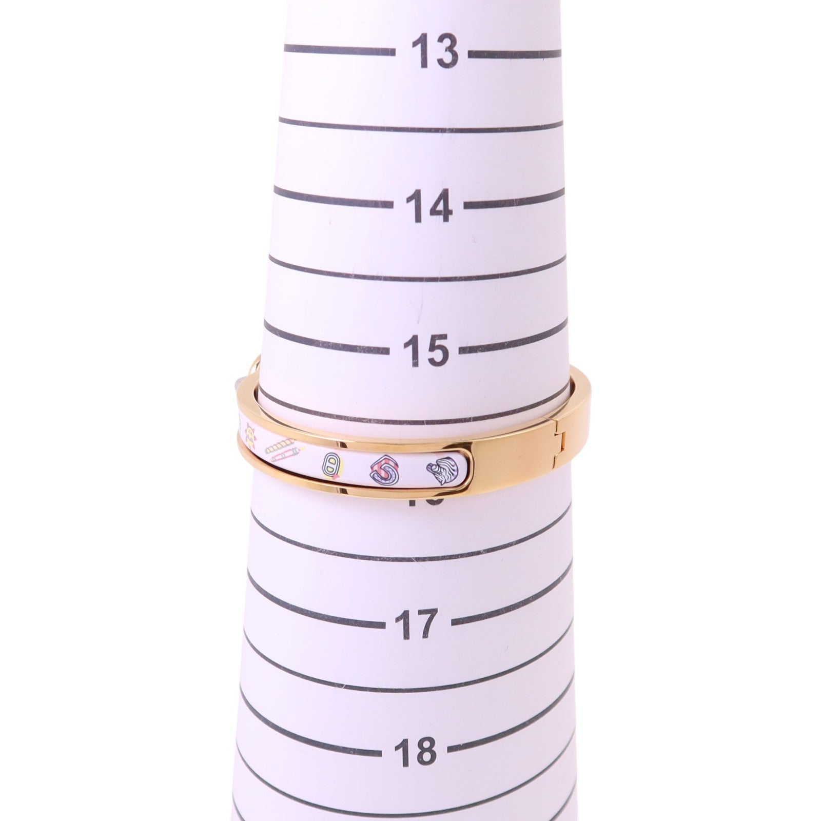 HERMES 金屬/琺瑯Mini Clic Chaine D'Ancre Bracelet金扣手鏈