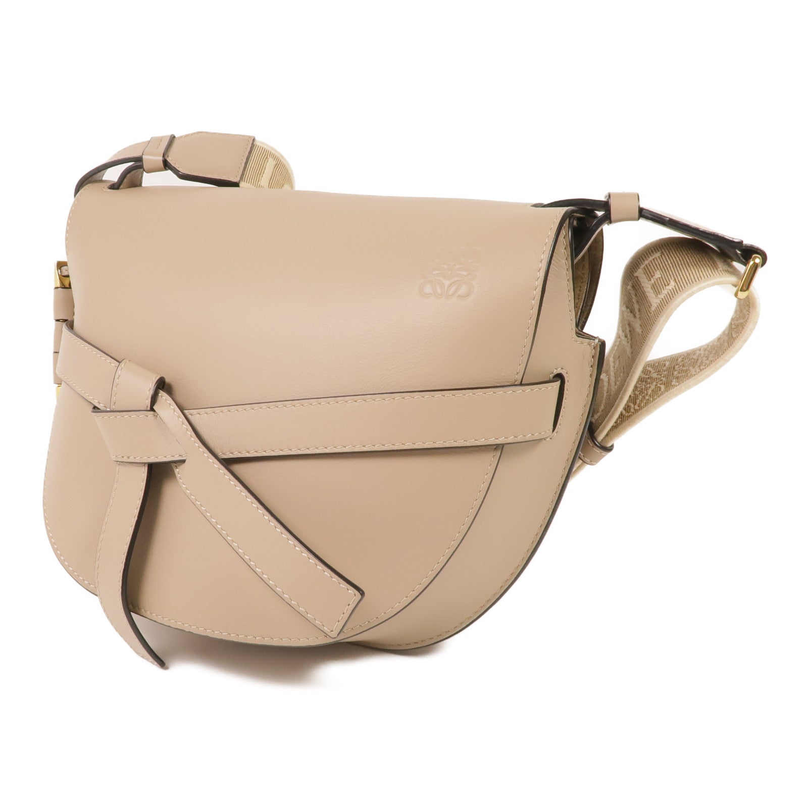 LOEWE 牛皮皮革Gate Small金扣肩背袋