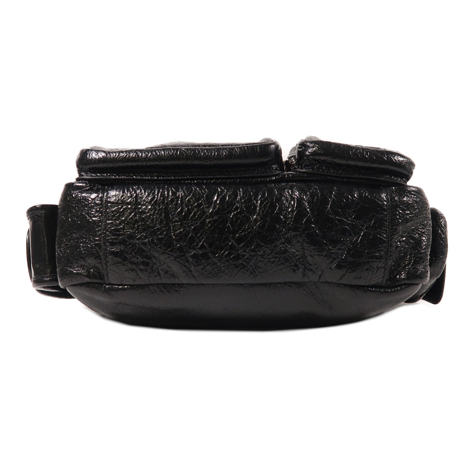 BALENCIAGA 羊皮皮革Superbusy Camera Bag銀扣肩背袋