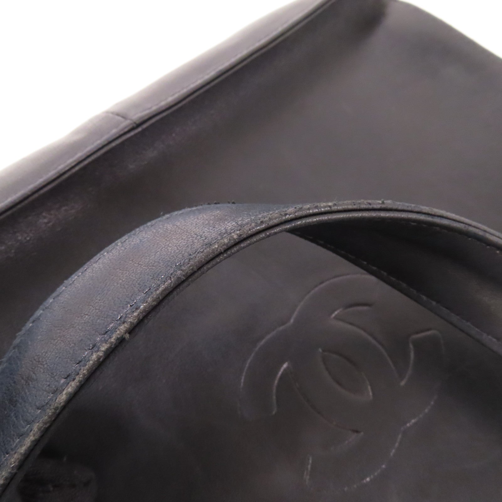 CHANEL 羊皮皮革Handbag/Shoulder Bag銀扣手挽袋/肩背袋