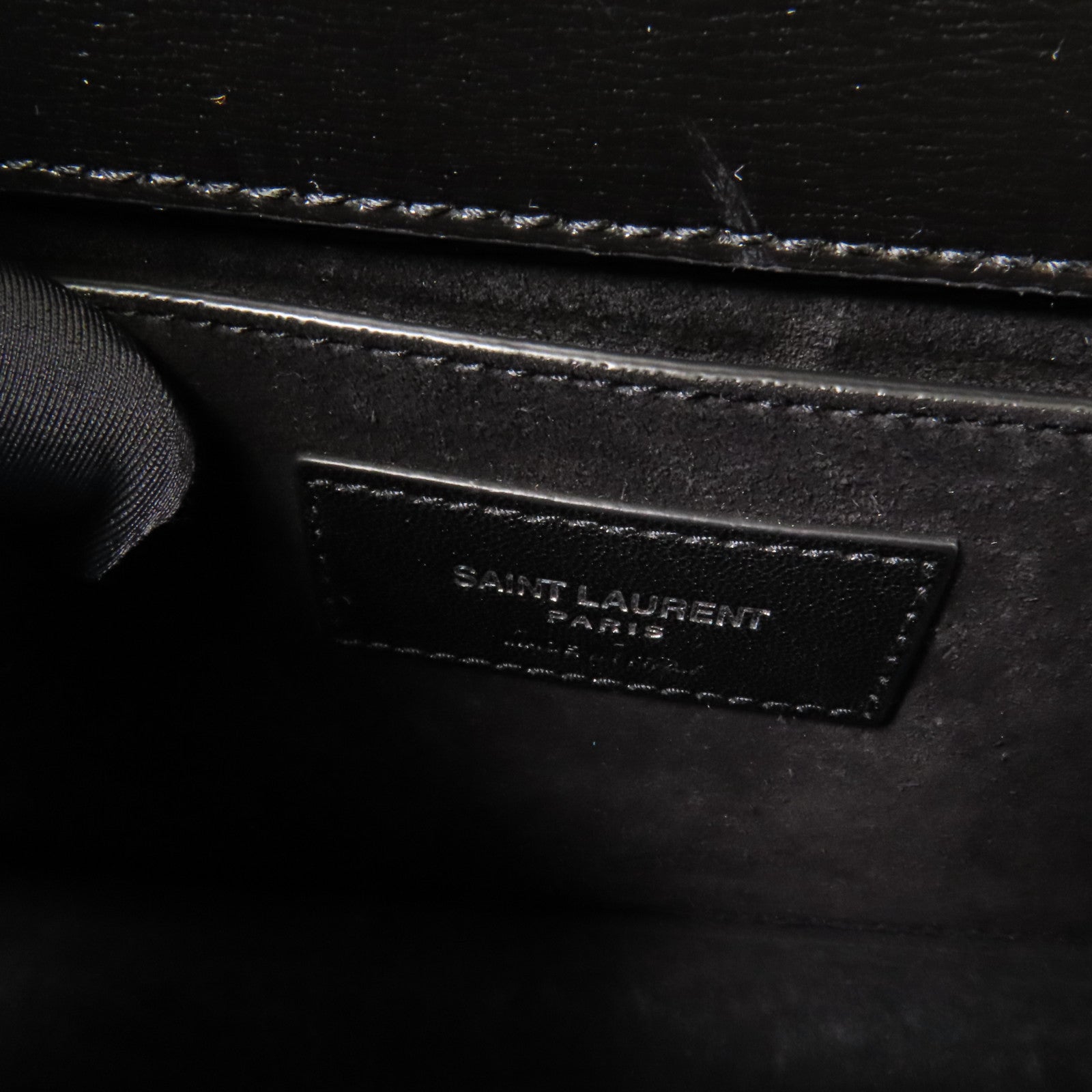 SAINT LAURENT 牛皮皮革Sunset Medium銀扣鏈帶肩背袋