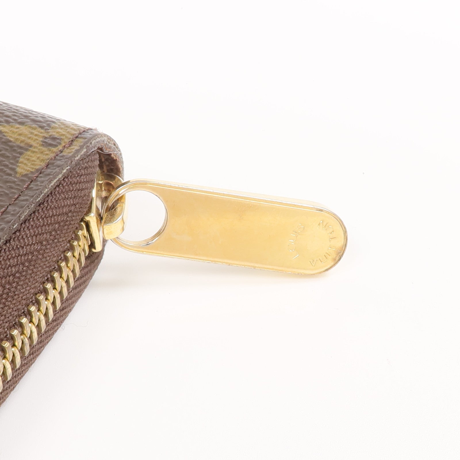 LOUIS VUITTON Monogram Zipper Long Wallet金扣長錢包