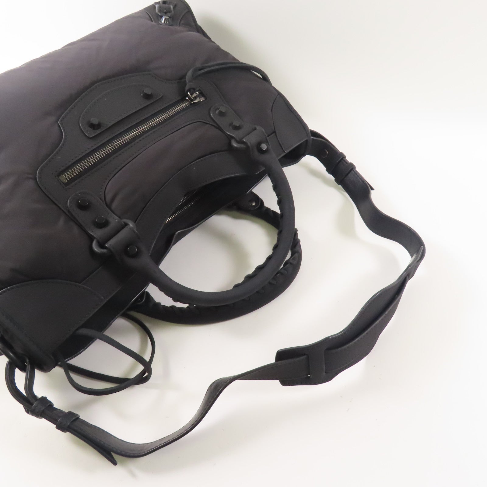 BALENCIAGA 尼龍City手挽肩背兩用袋