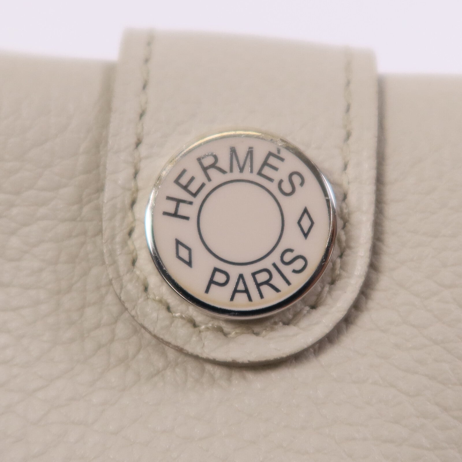 HERMES Evercolor R.M.S Card holder銀扣卡片套Beton