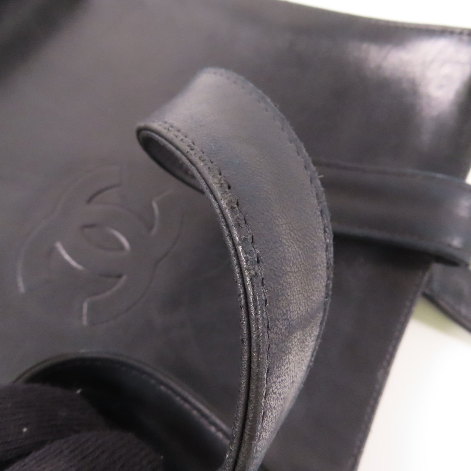 CHANEL 羊皮皮革Handbag/Shoulder Bag銀扣手挽袋/肩背袋