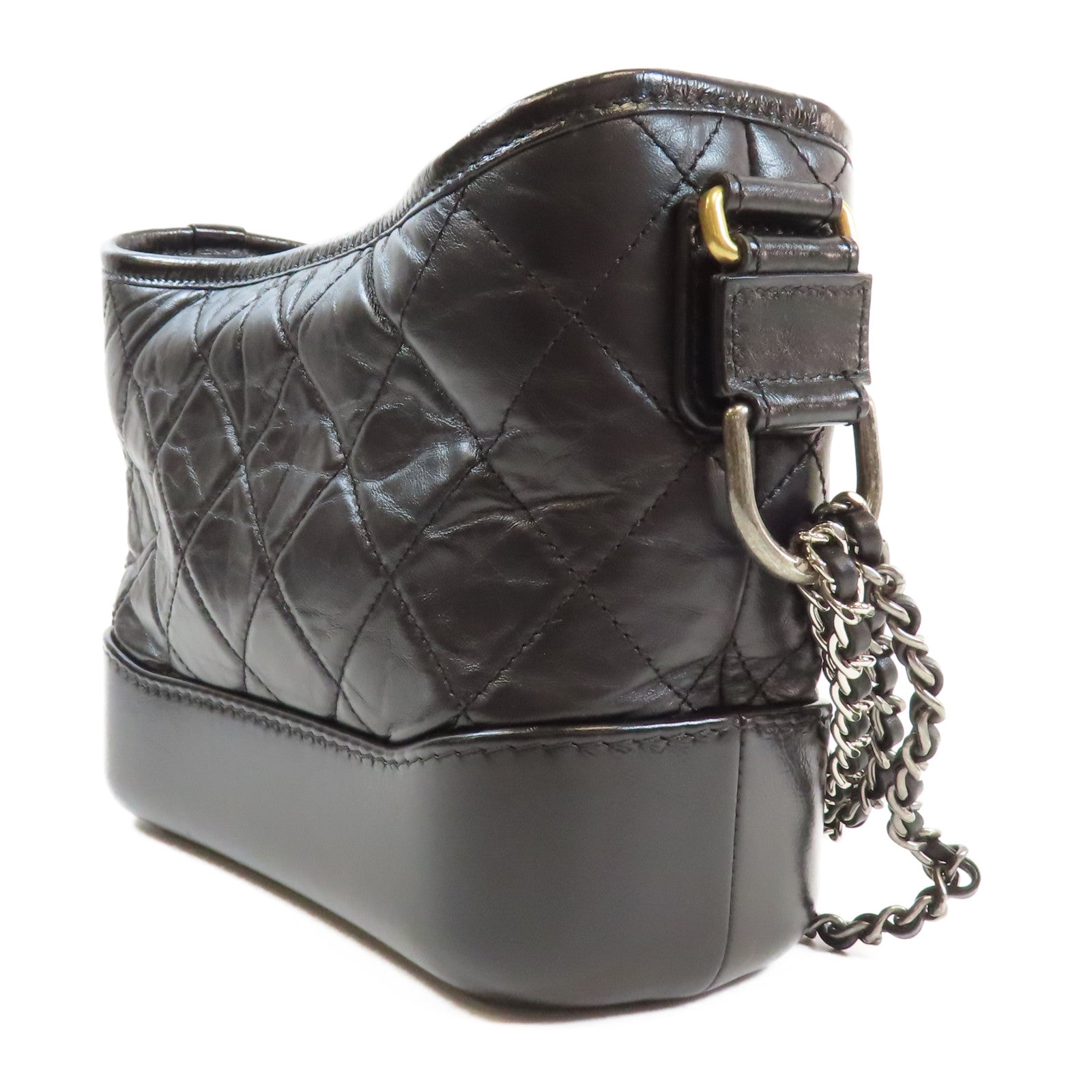 CHANEL 牛皮皮革Gabrielle鏈帶肩背袋