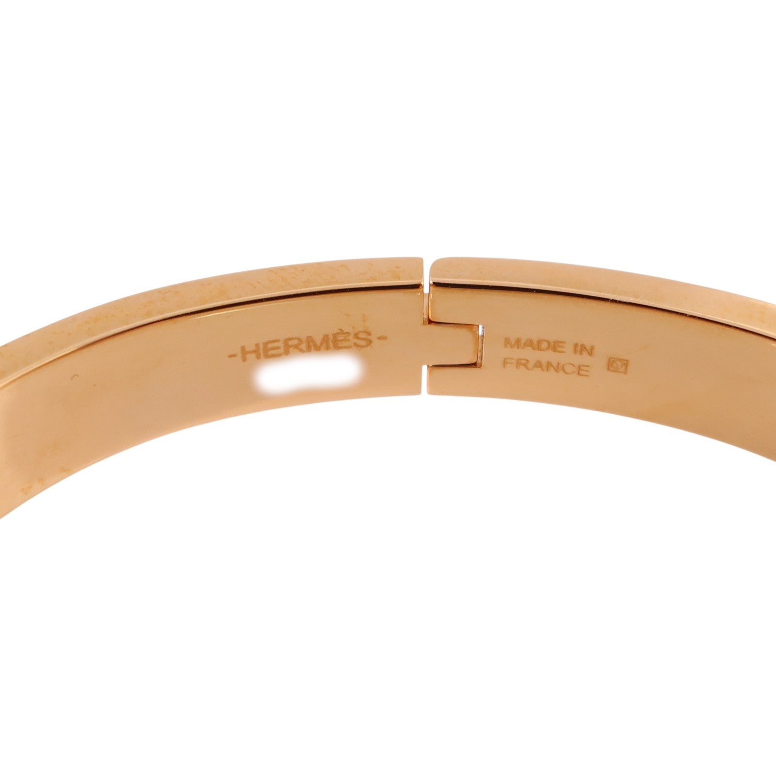HERMES 金屬/琺瑯Mini Clic Chaine D'Ancre Bracelet金扣手鏈