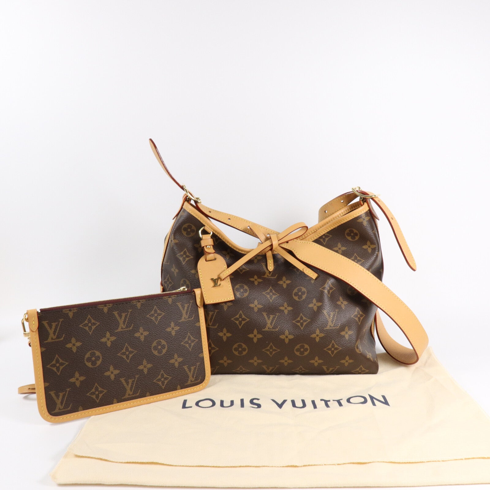 LOUIS VUITTON Monogram CarryAll PM肩背袋