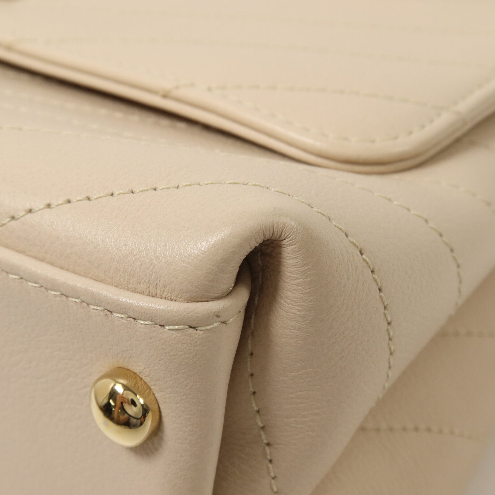 CHANEL 牛皮皮革Shoulder Bag鏈帶手挽肩背兩用袋