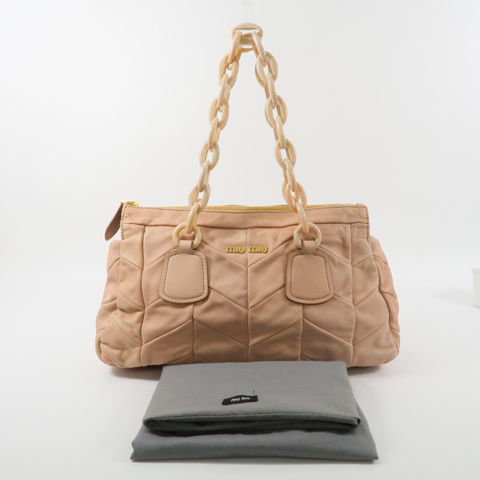 Miu Miu 羊皮皮革Shoulder Bag肩背袋