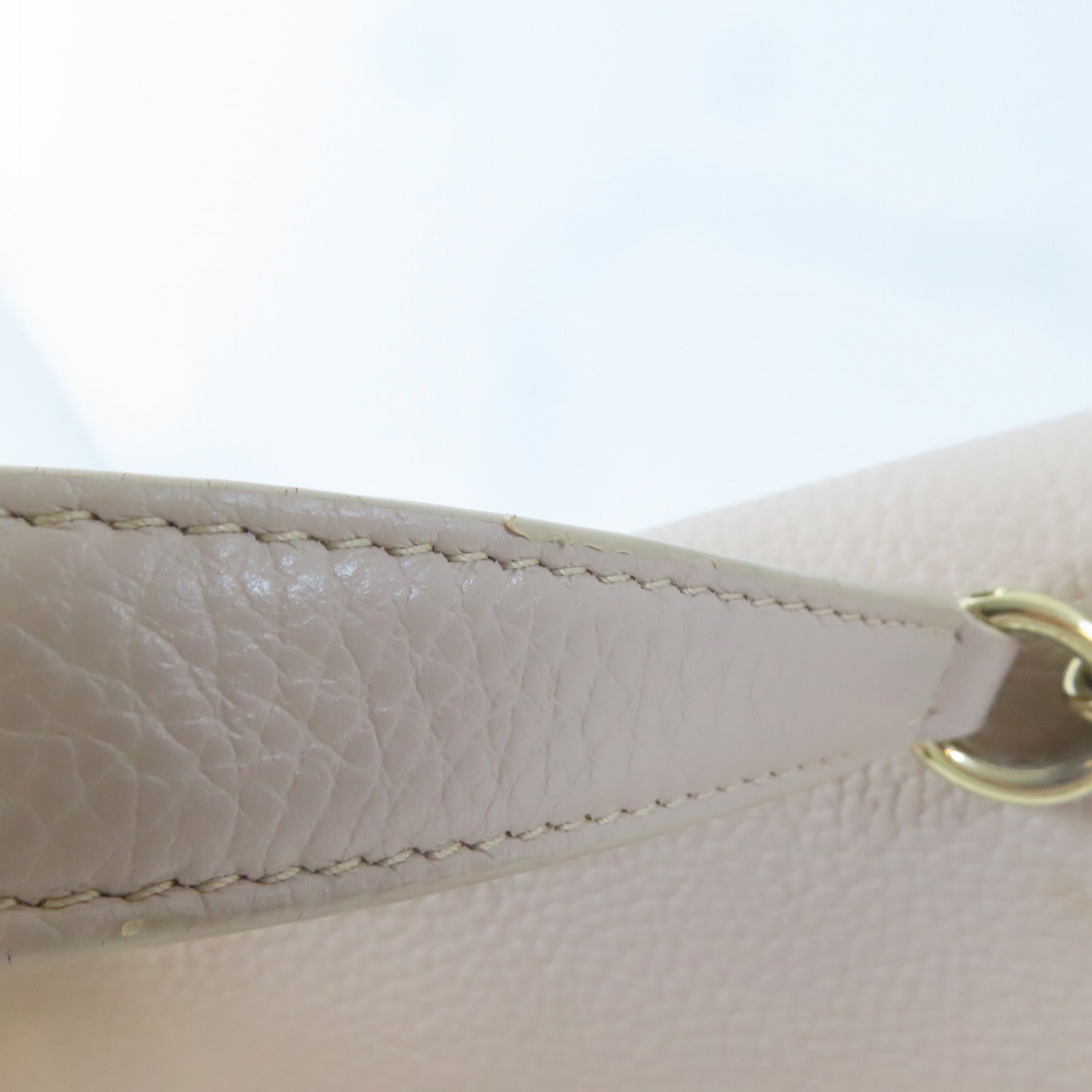 Furla 牛皮皮革2 way shoulder金扣手挽肩背兩用袋粉紅色