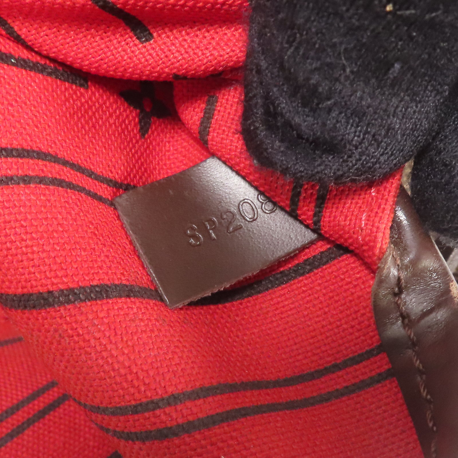 LOUIS VUITTON Damier Neverfull MM金扣肩背袋