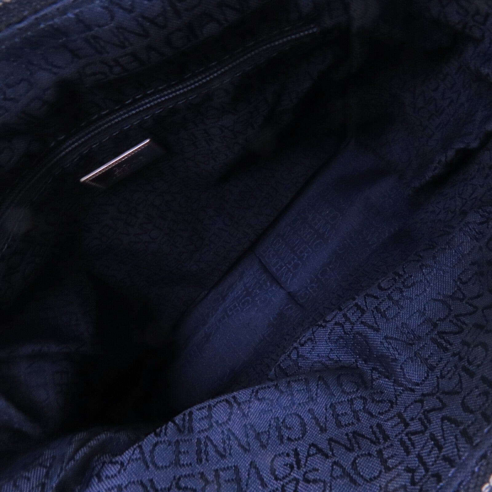 VERSACE 尼龍Shoulder Bag銀扣肩背袋