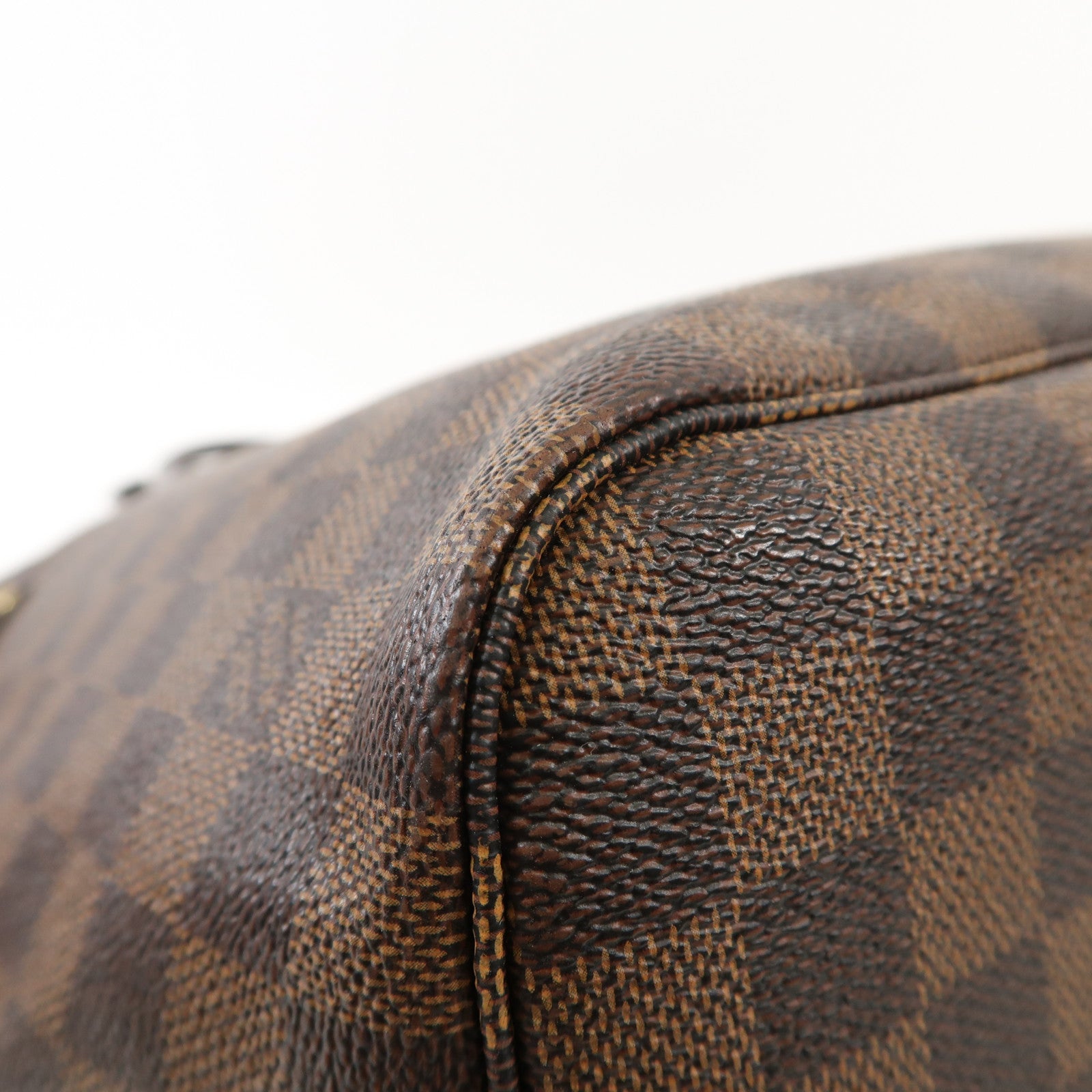 LOUIS VUITTON Damier Neverfull MM金扣手挽袋/肩背袋