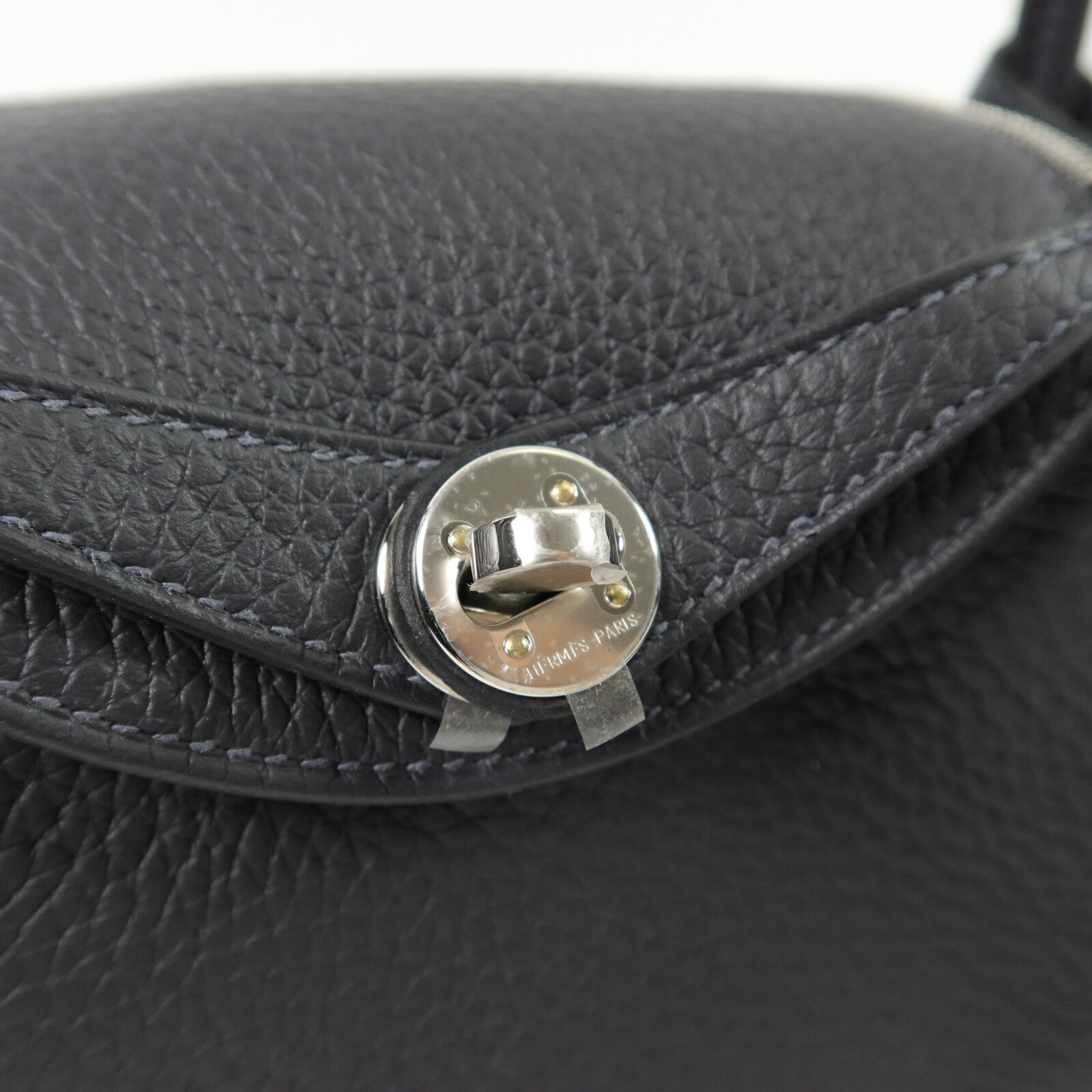 HERMES Clemence皮革Mini Lindy手挽肩背兩用袋Caban