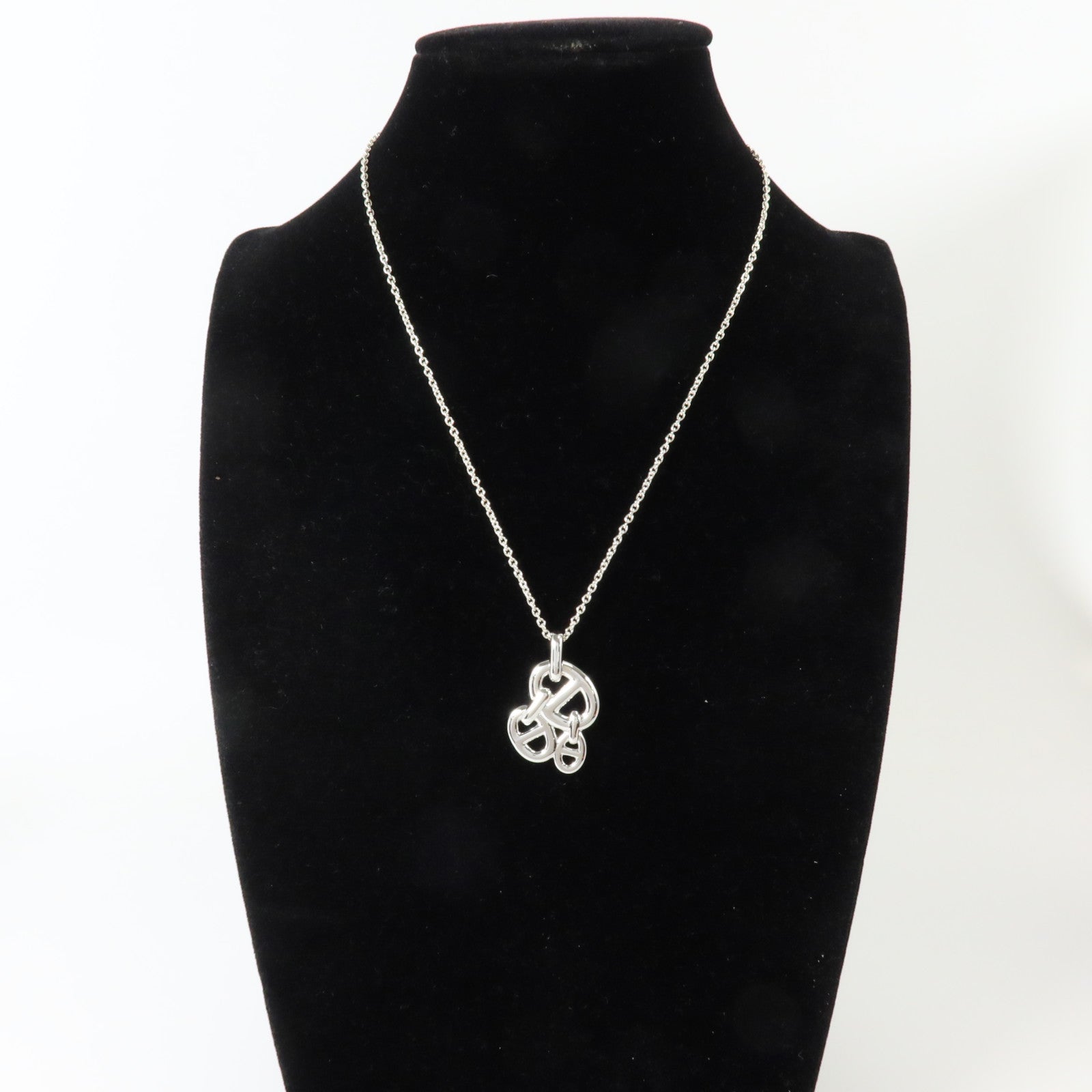 HERMES 925純銀Chaine D'Ancre Enchainee Necklace項鏈