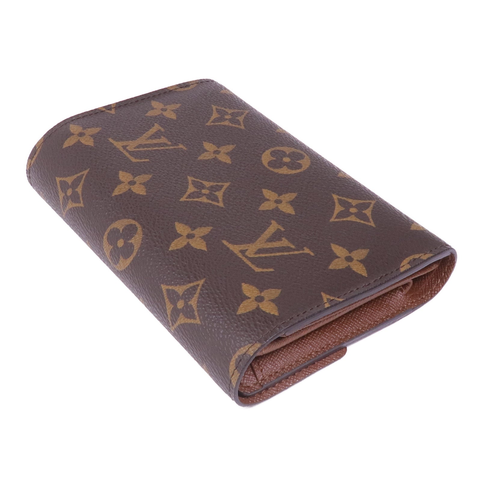 LOUIS VUITTON Monogram Portefeuille Alexandra Wallet金扣錢包