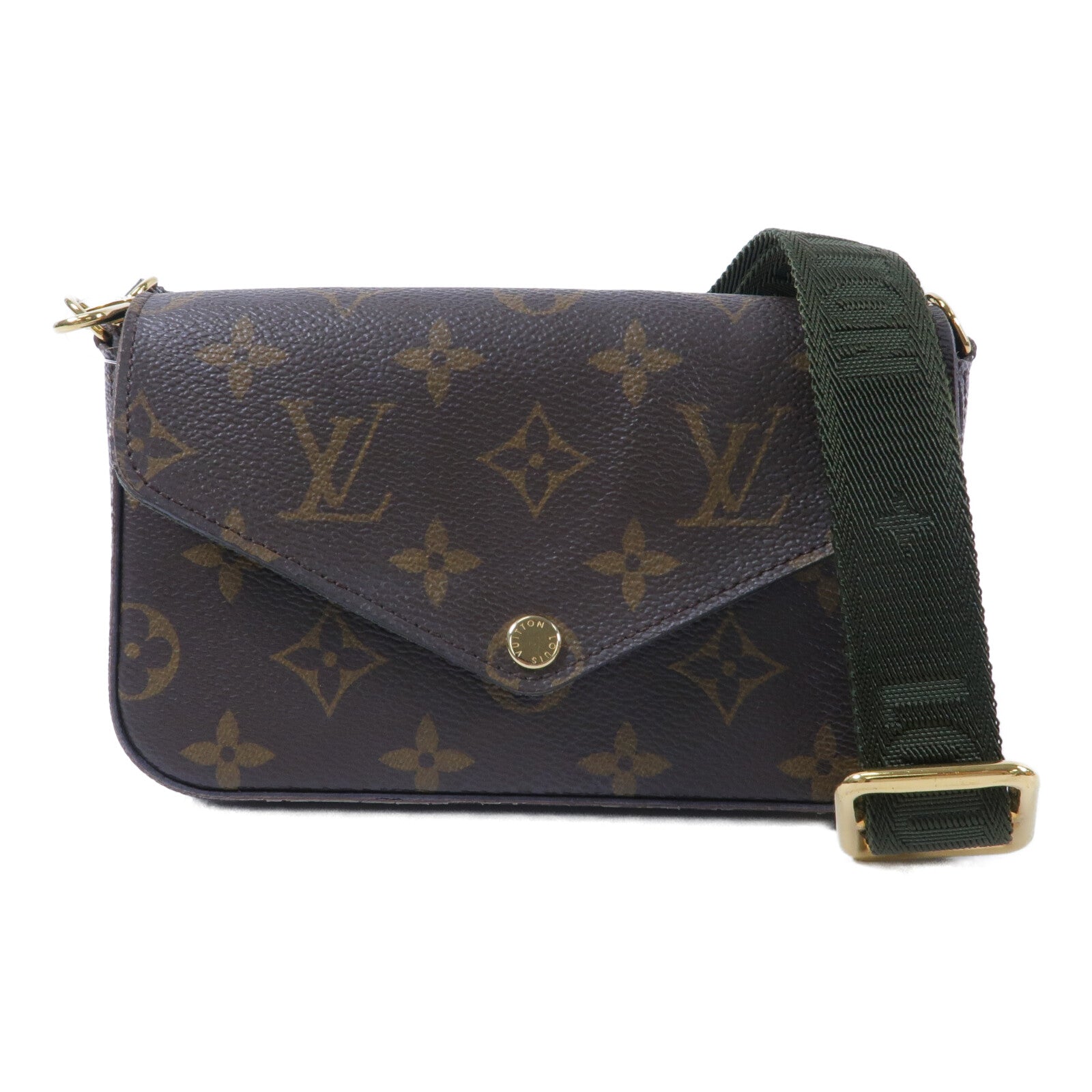LOUIS VUITTON Monogram Felicie Strap & Go肩背袋