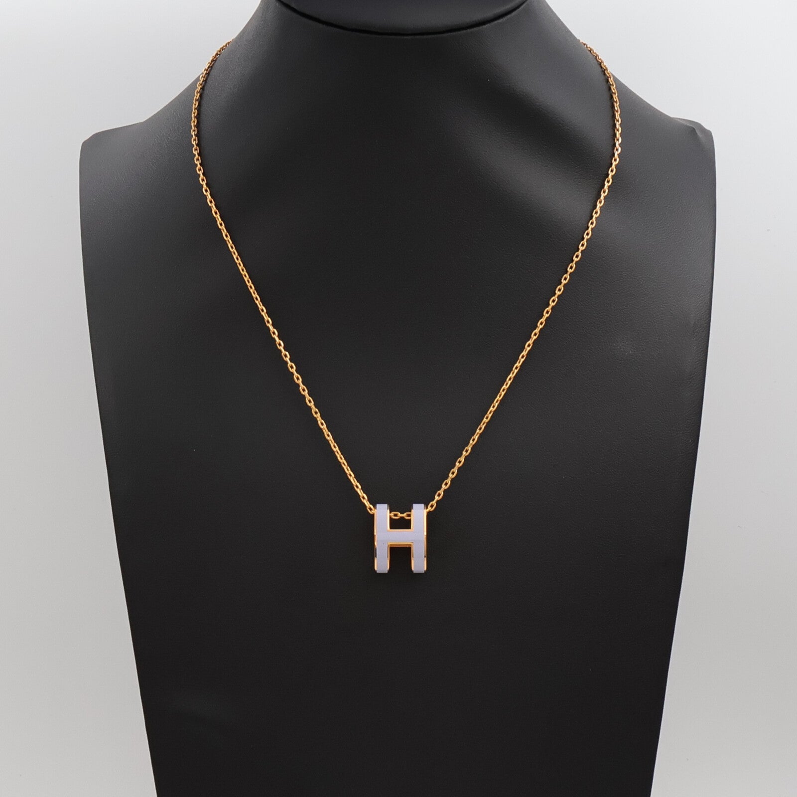 HERMES 金屬/琺瑯Pop H項鍊