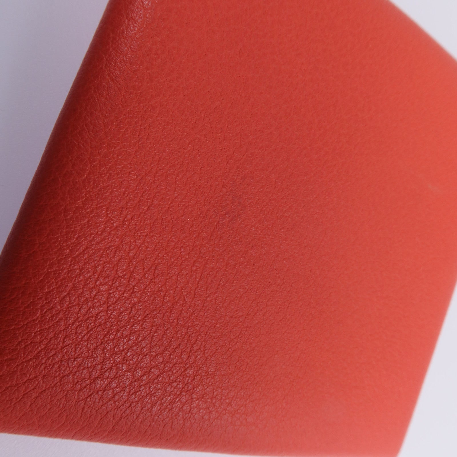 HERMES Evercolor皮革Bastia銀扣零錢包Rose Texas/Cuivre