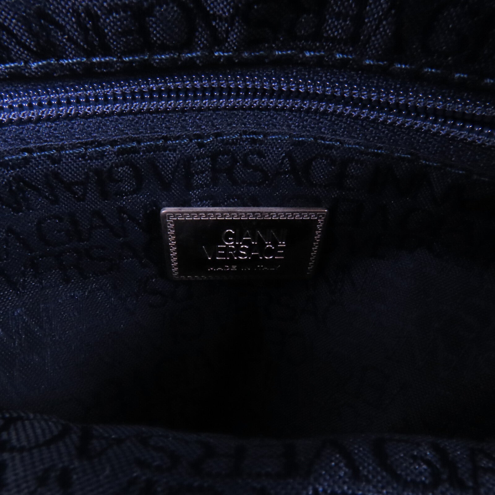 VERSACE 尼龍Shoulder Bag銀扣肩背袋