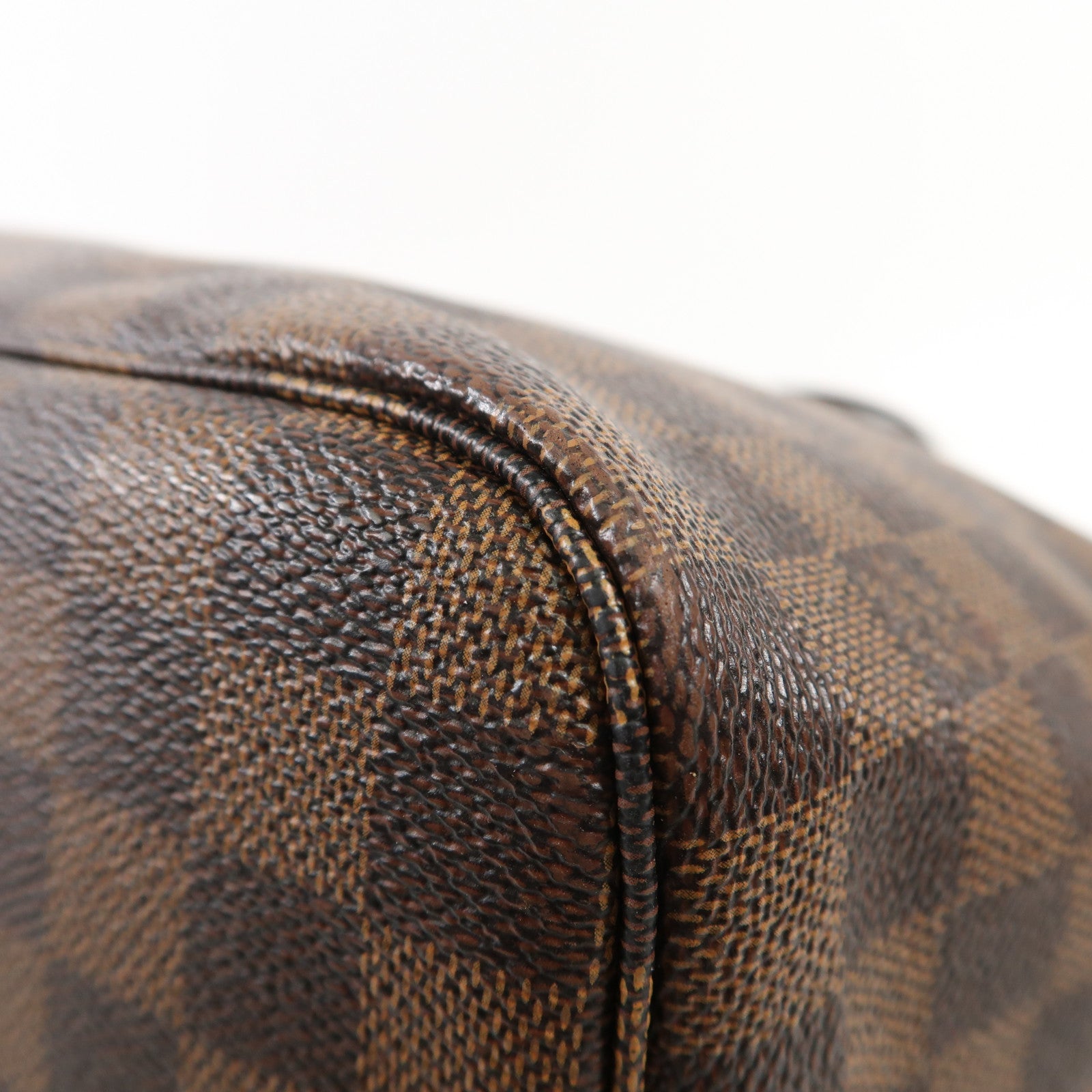 LOUIS VUITTON Damier Neverfull MM金扣手挽袋/肩背袋