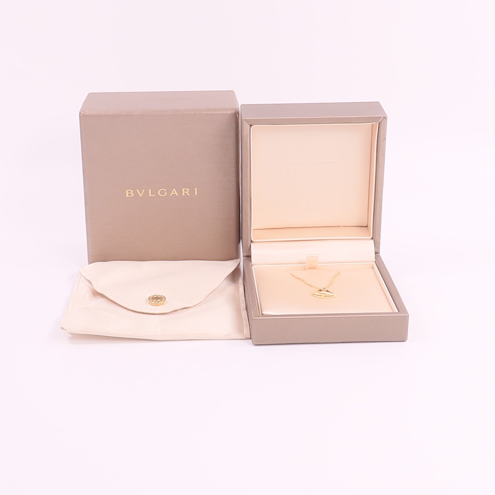BVLGARI 18K玫瑰金Divas Dream鑽石項鍊