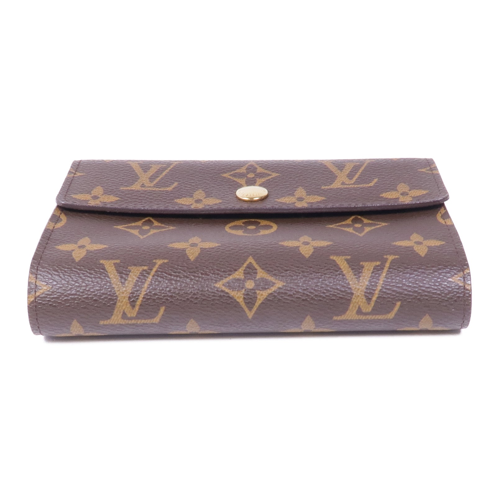 LOUIS VUITTON Monogram Portefeuille Alexandra Wallet金扣錢包