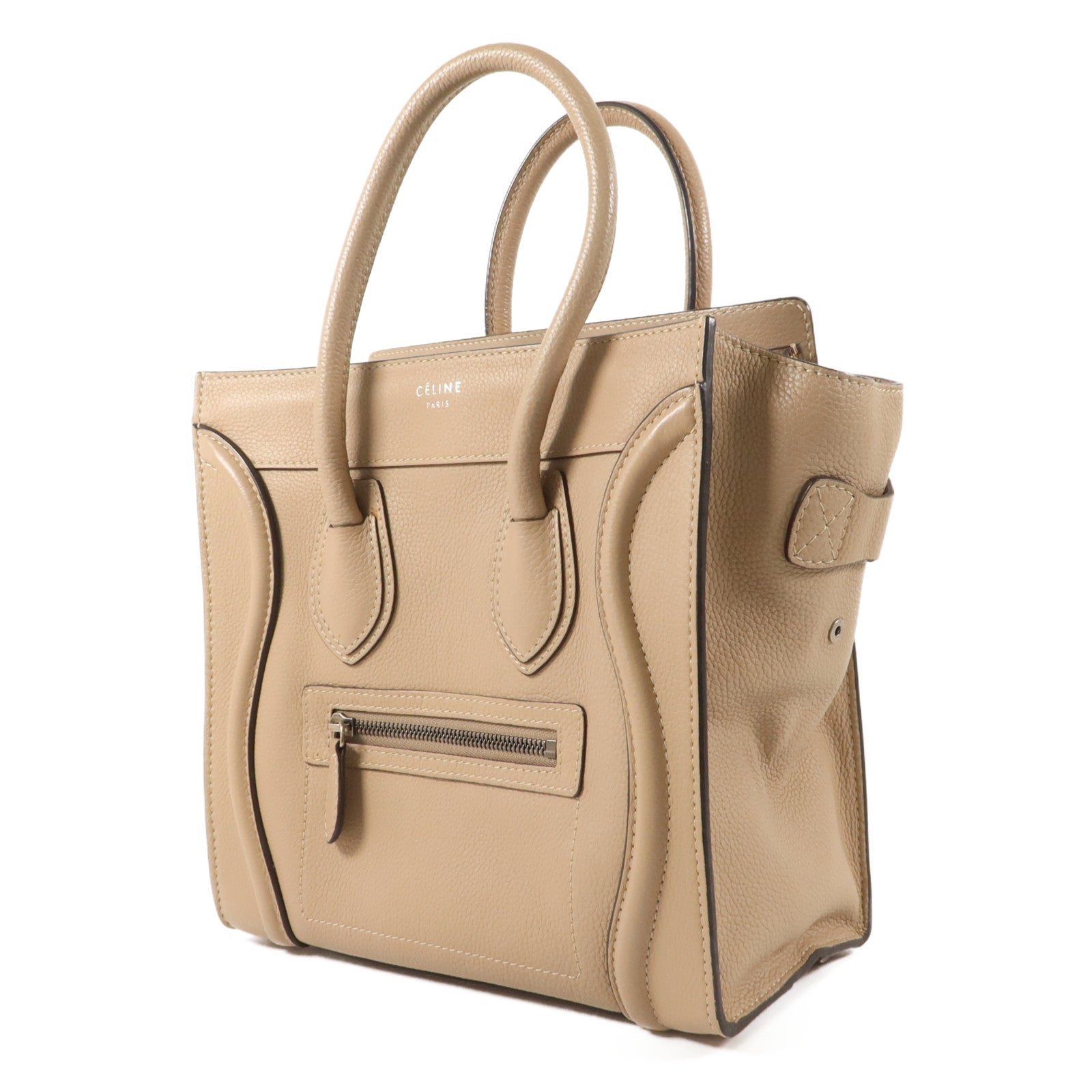 CELINE 牛皮皮革Micro Luggage肩背袋