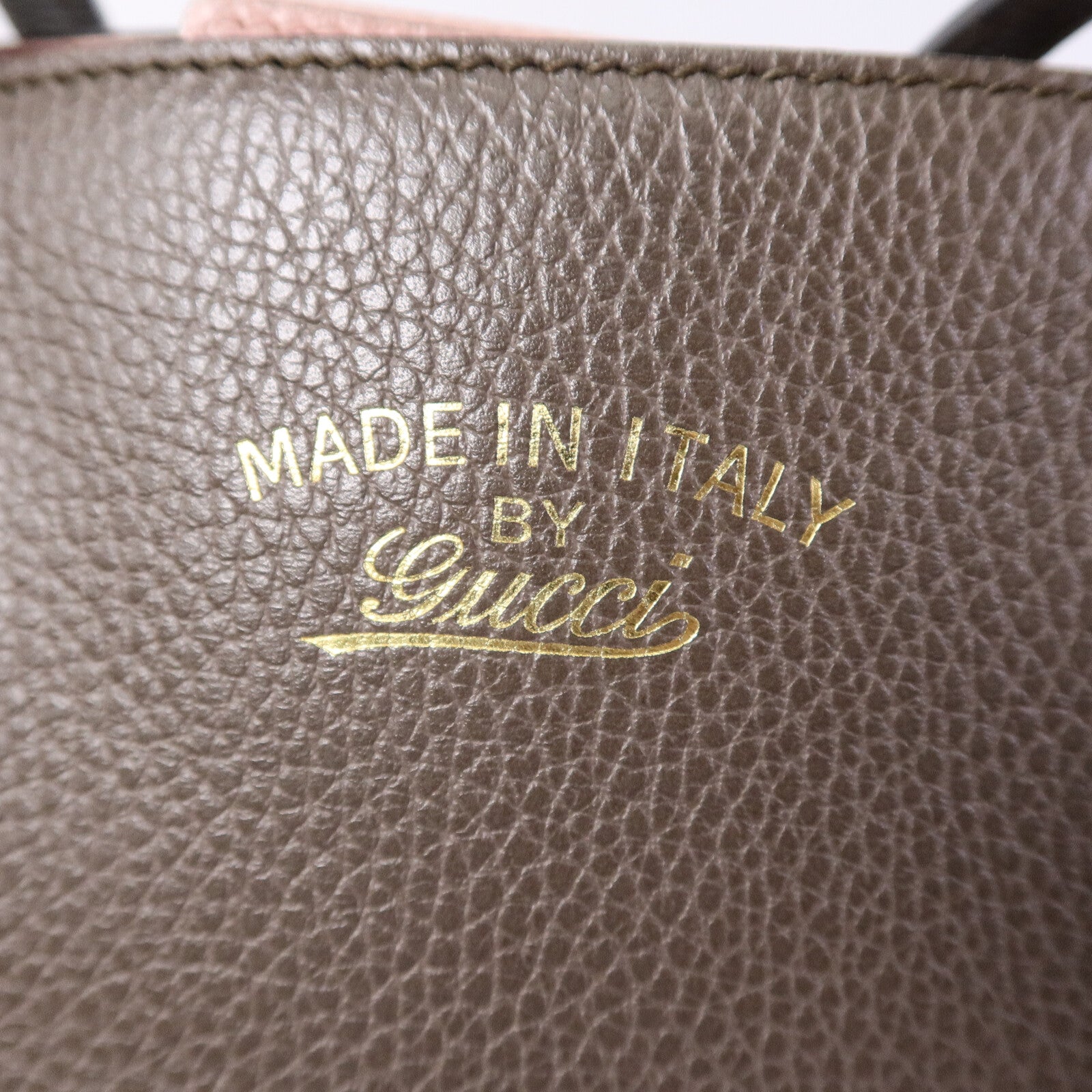 GUCCI 【激減優惠】牛皮皮革Swing Tote Bag手挽袋