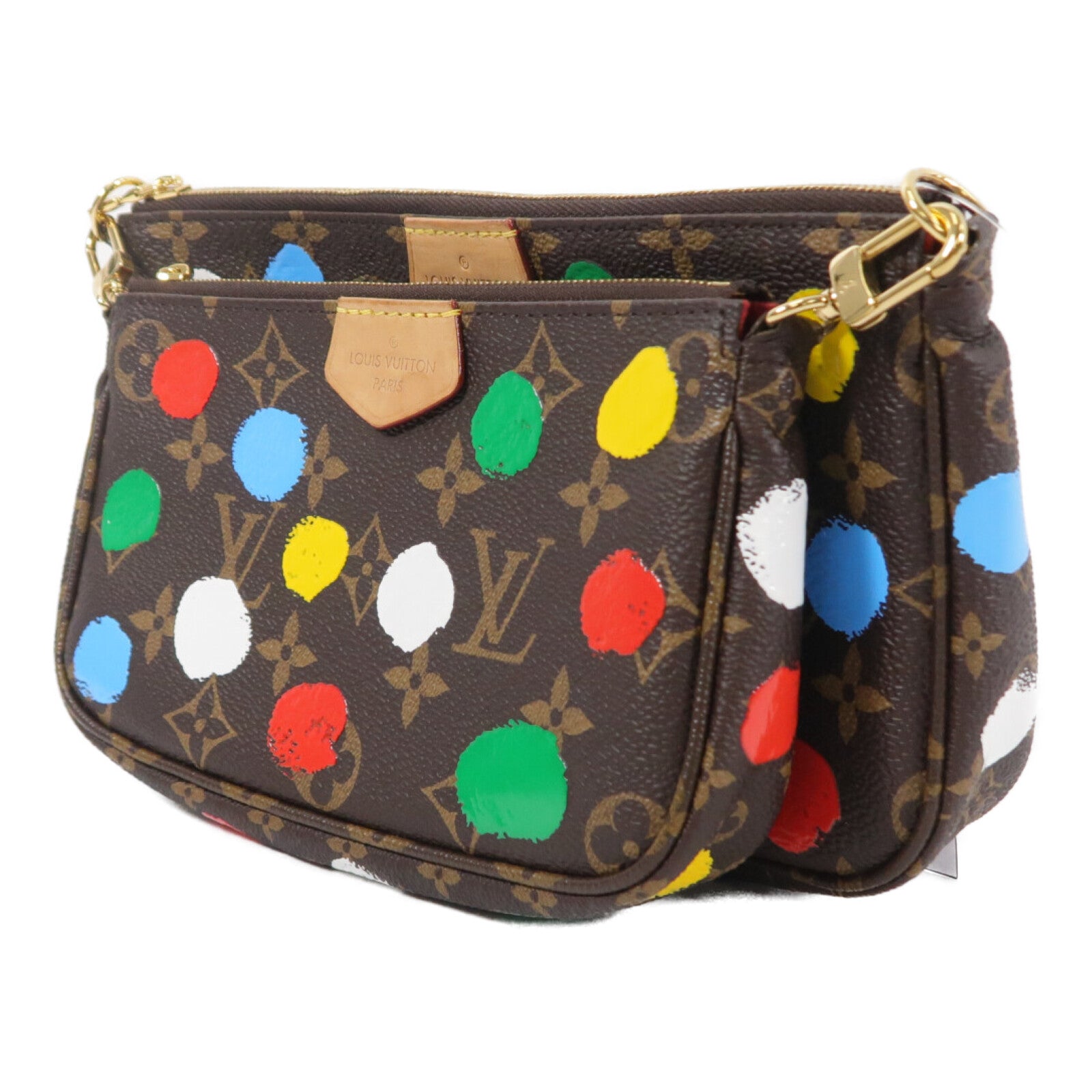 LOUIS VUITTON Monogram Lv X YK Multi Pochette手挽肩背兩用袋