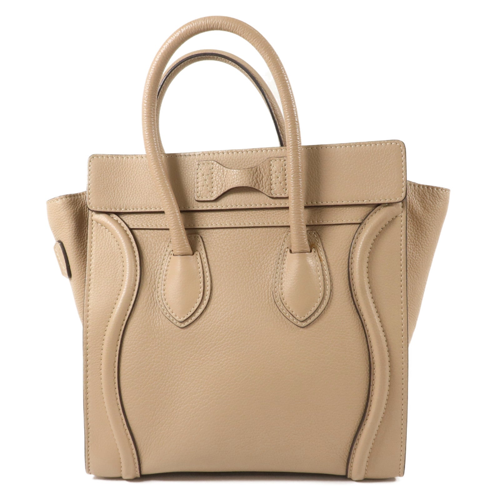 CELINE 牛皮皮革Micro Luggage肩背袋