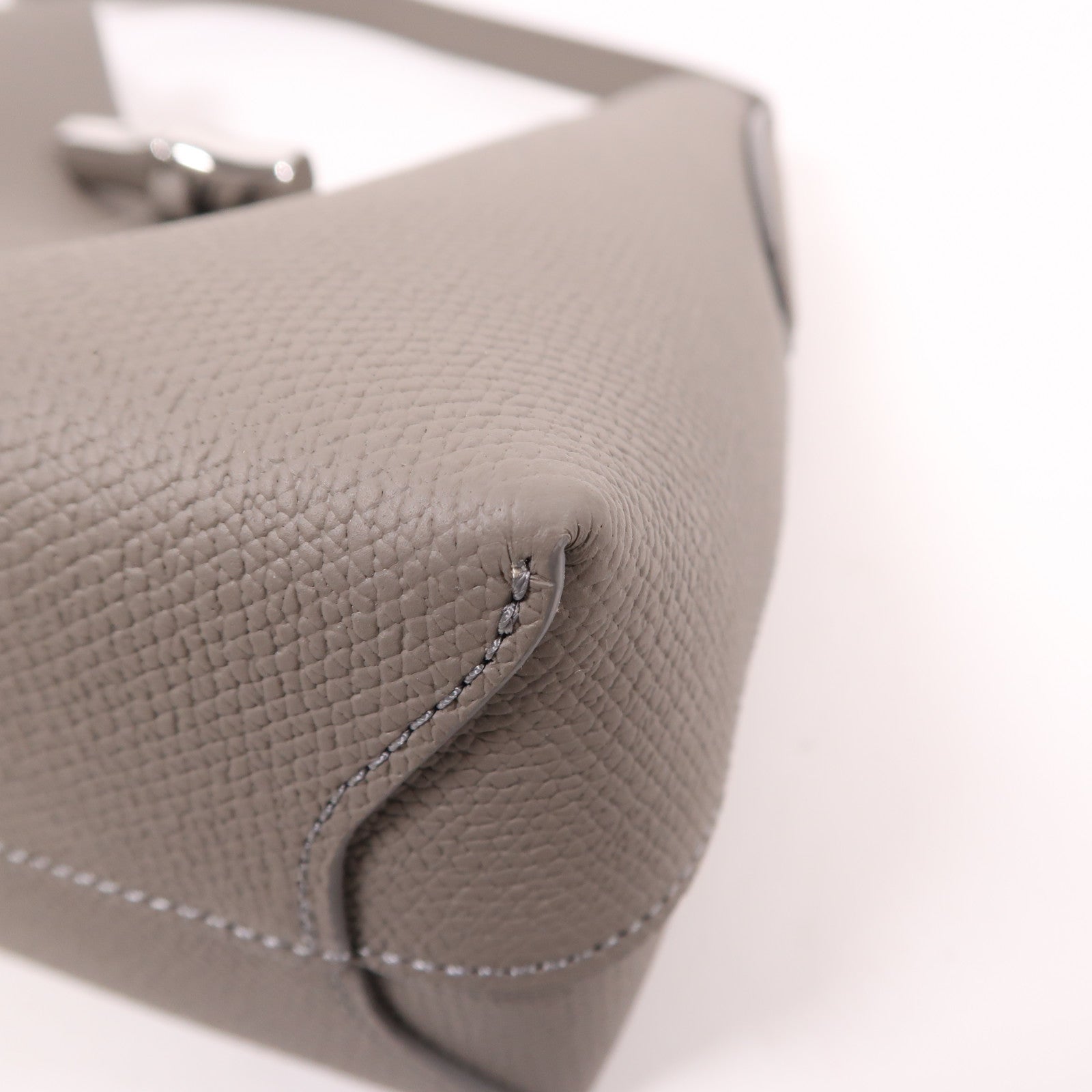 Longchamp 牛皮皮革Shoulder Bag銀扣肩背袋