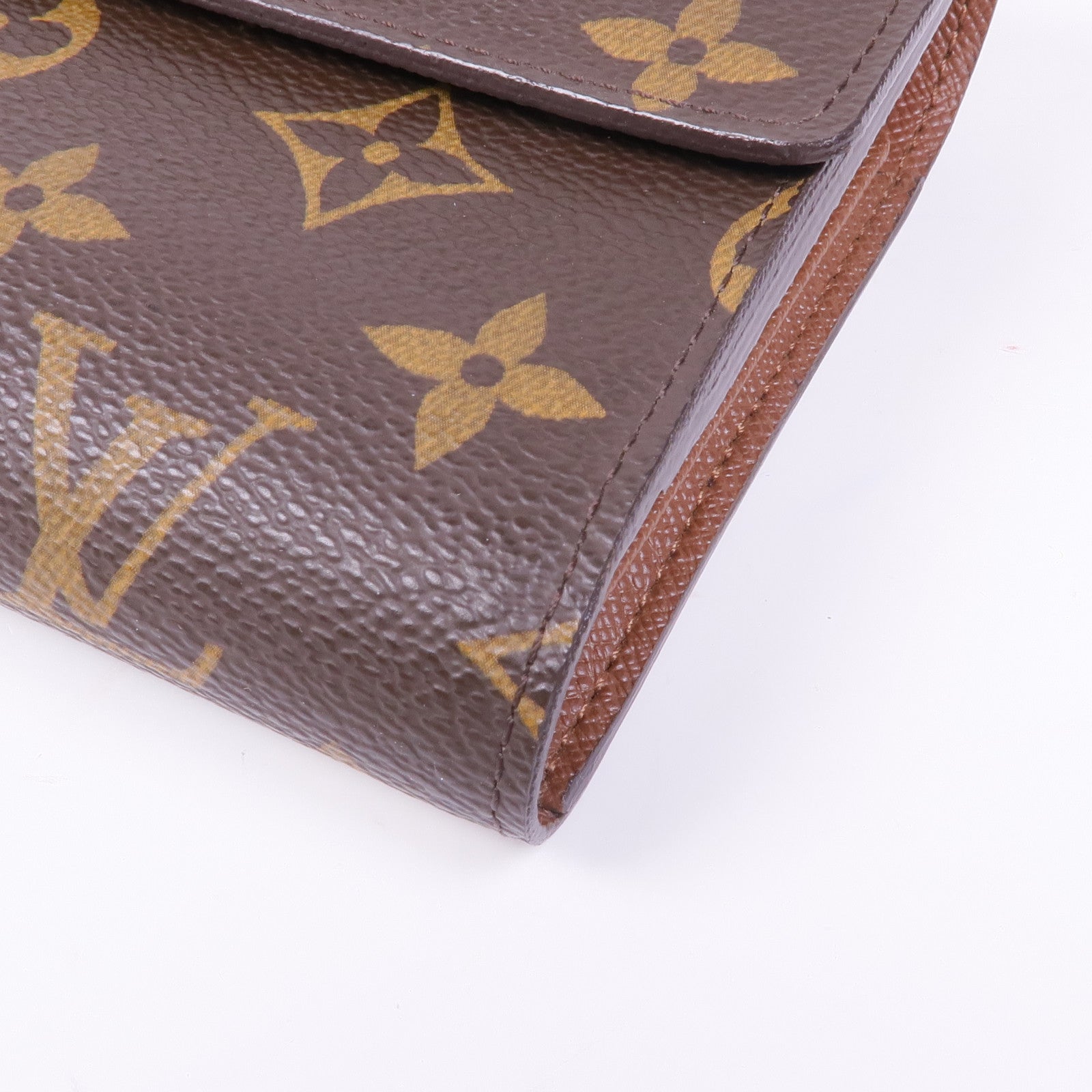 LOUIS VUITTON Monogram Portefeuille Alexandra Wallet金扣錢包