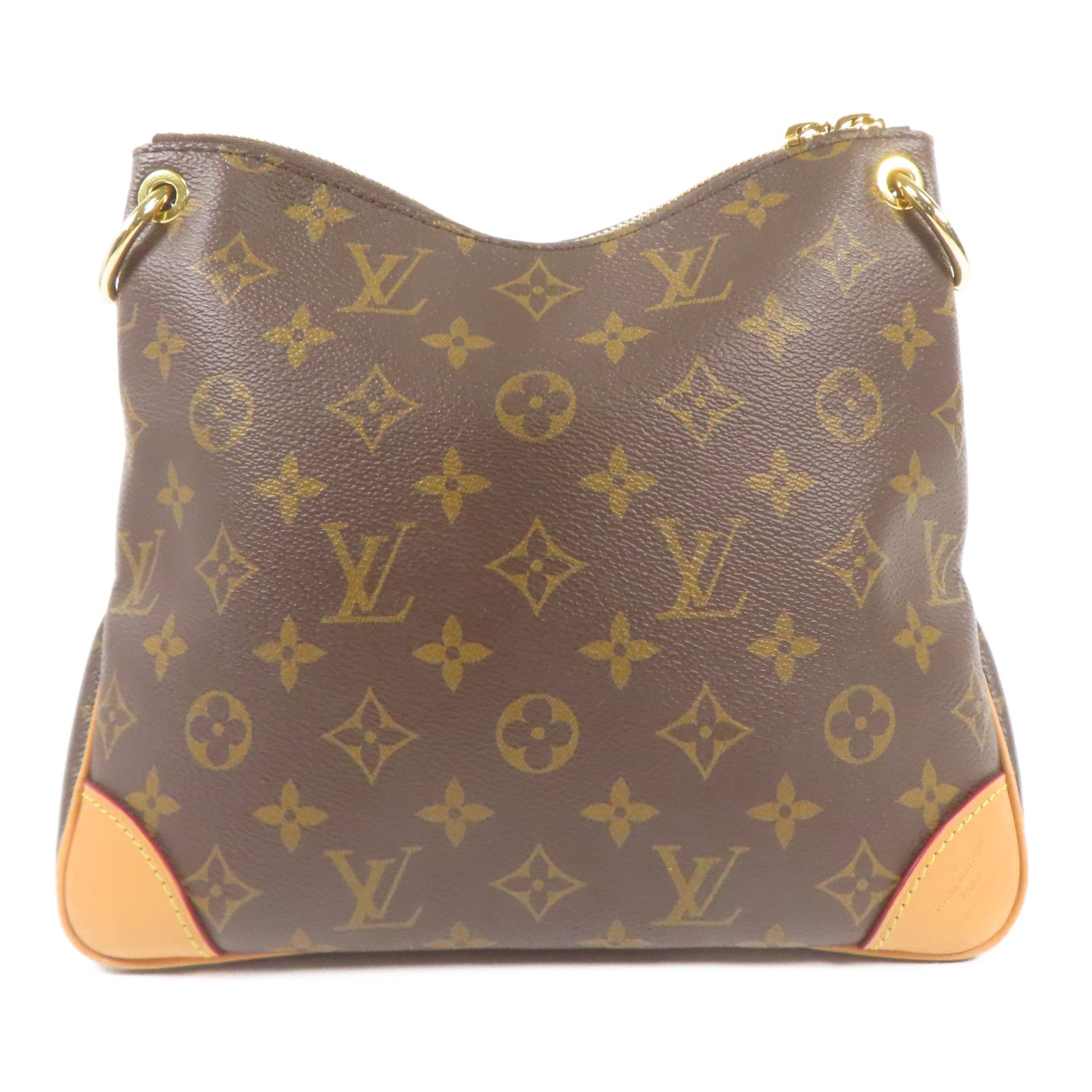 LOUIS VUITTON LV GHW Odeon Shoulder Bag M45354 Monogram Brown