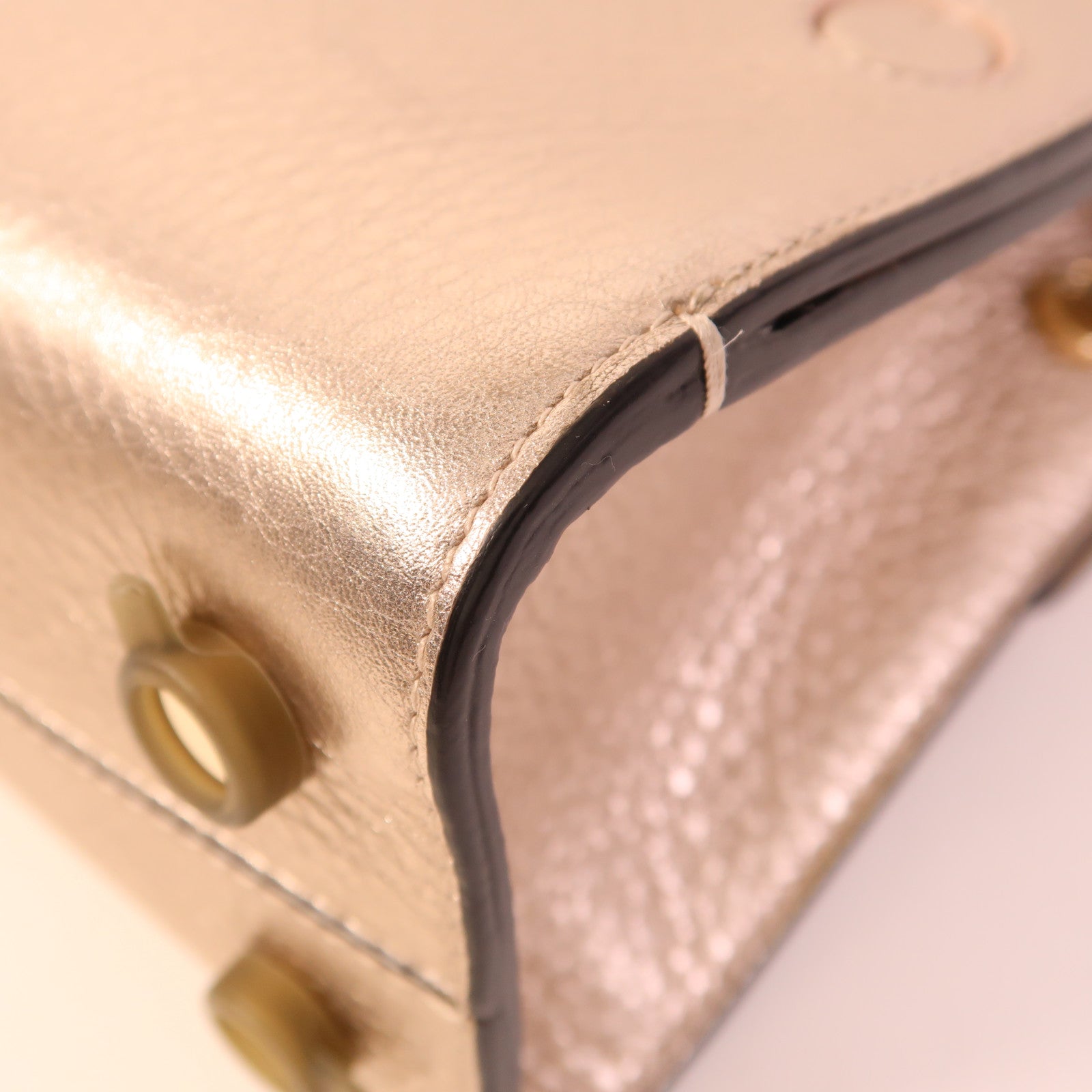 Dior 【激減優惠】牛皮皮革Diorever Mini金扣手挽肩背兩用袋