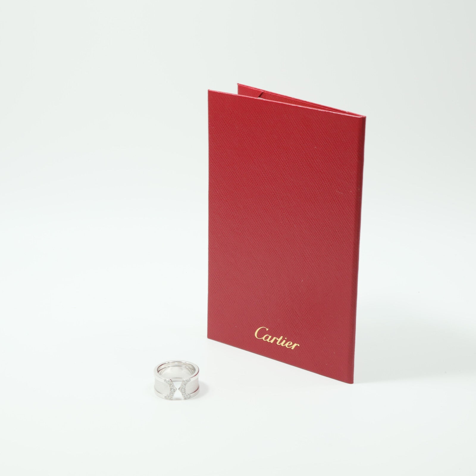 CARTIER 18K白金C2 Diamond Ring鑽石戒指
