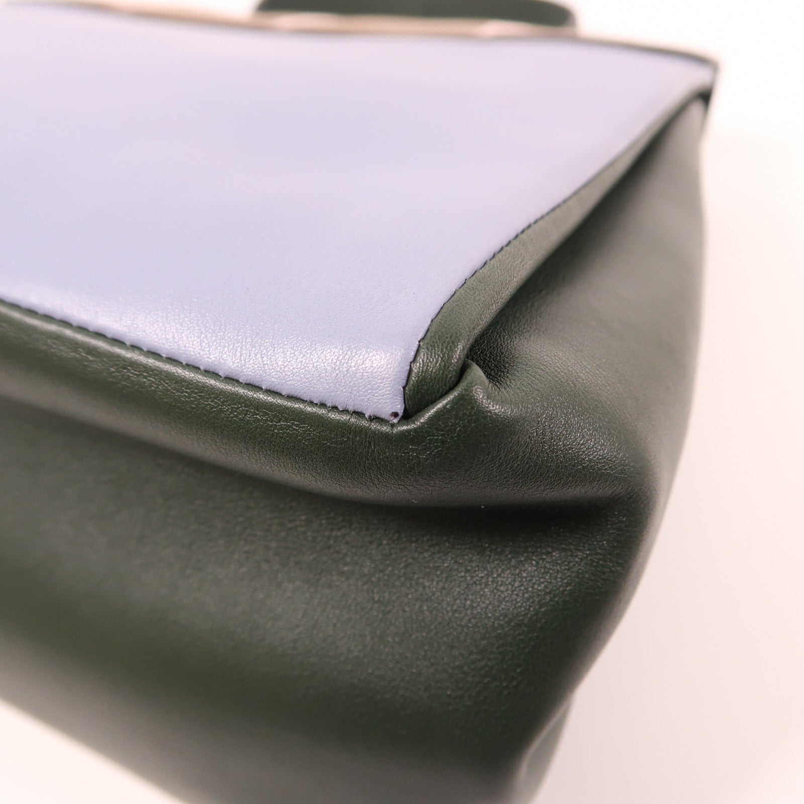 Valentino 牛皮皮革2 Way Shoulder金扣手挽肩背兩用袋